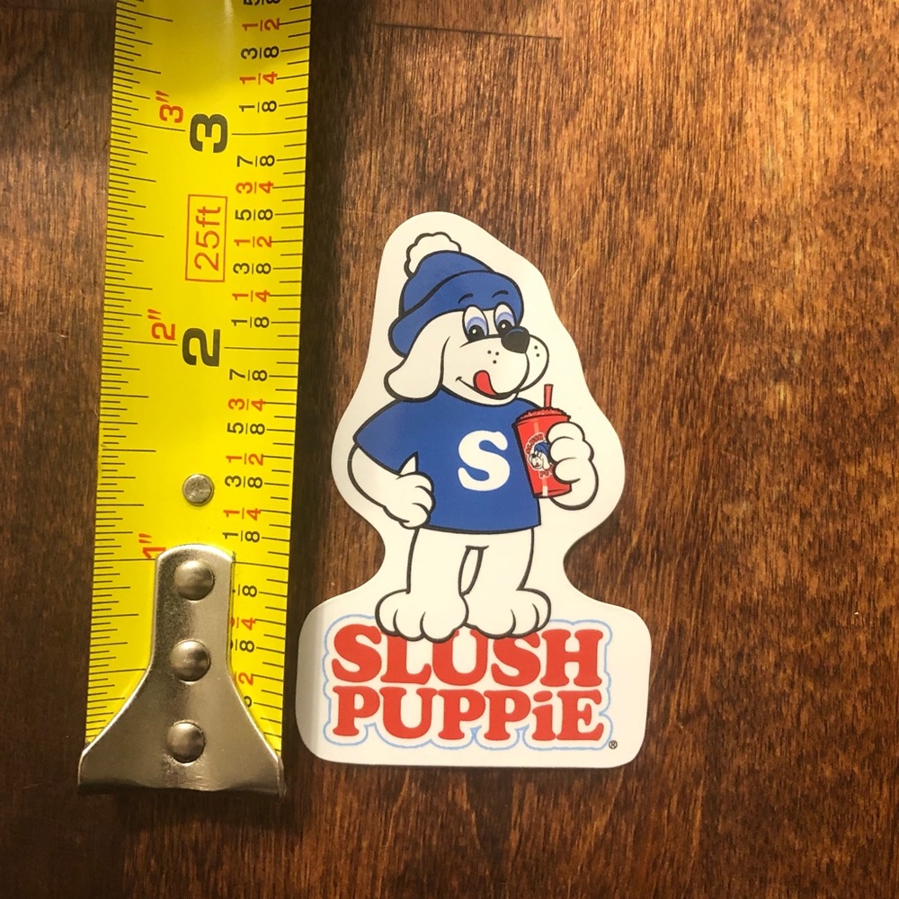 SET OF TWO Vintage NOS Slush Puppie magnets!